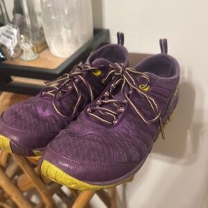 Vibram Purple and Yellow Athletic Shoes